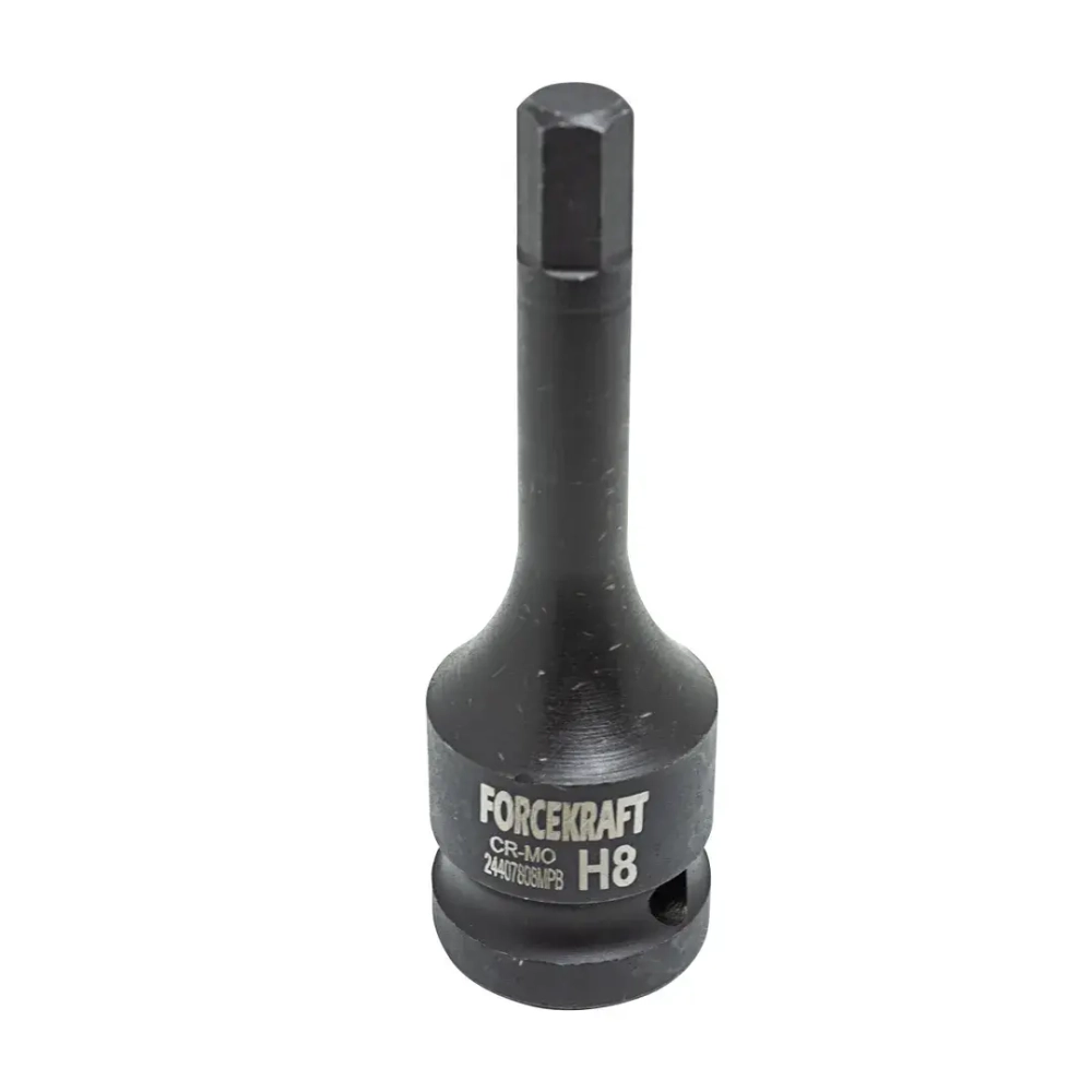 Головка-бита 6-гранная ударная 8мм,1/2'' FORCEKRAFT FK-24407808MPB