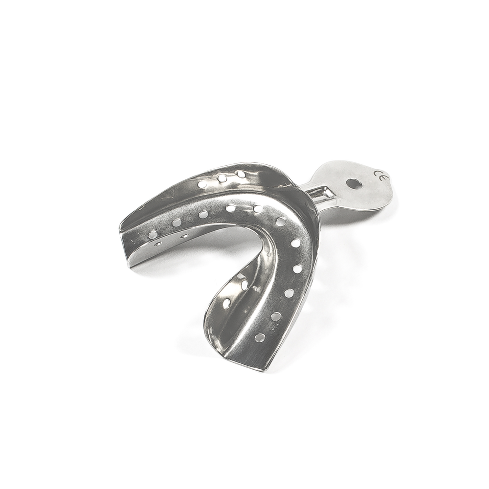 --- Ложка оттискная металлическая для нижней челюсти ЛОС-Н №1 МП 50-4 МП