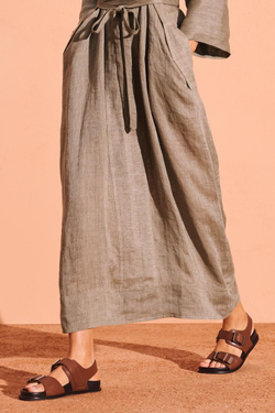 ZARA КОЖАНЫЕ САНДАЛИИ, КОРИЧНЕВЫЙ