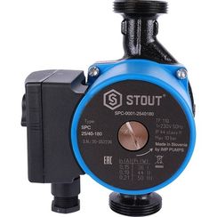 Насос циркуляционный STOUT Q3,5 25/4-180 38140