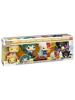 Фигурка Funko POP! Animation My Hero Academia Hawks/Izuku/Shoto/Fumikage (FL) (Exc) 4PK 78045