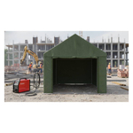 Палатка сварщика МногоТентов домик 3х6х2,4 м. (Стены брезент ОП/крыша ткань ПВХ).
