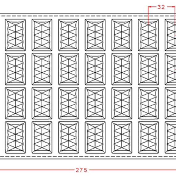 377 | Форма для шоколадных изделий (275*175 мм)