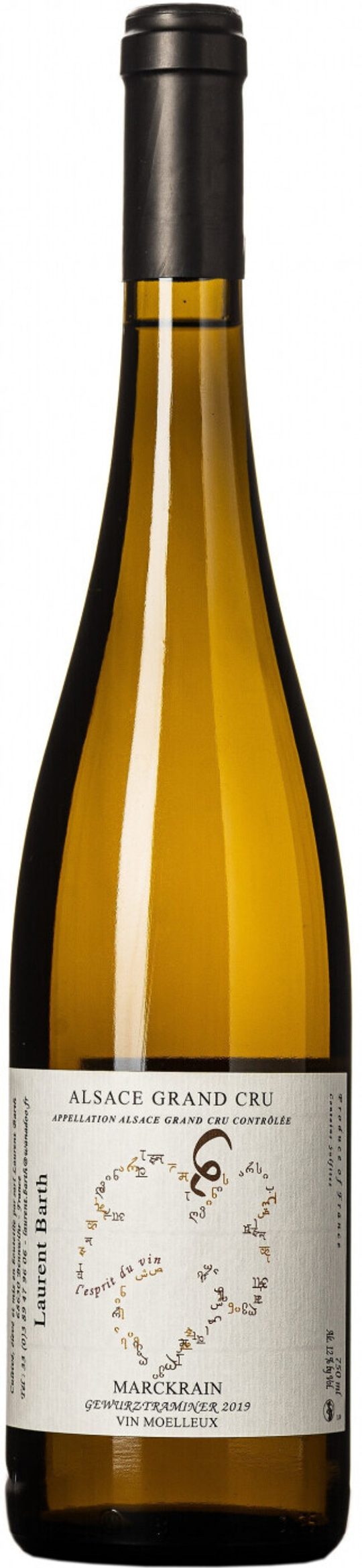 Вино Laurent Barth Gewurztraminer Alsace Grand Cru Marckrain AOC, 0,75 л.