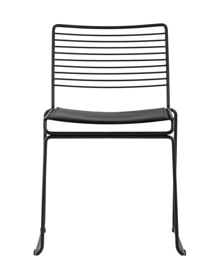 Стул обеденный Hero черный с черной подушкой 4 шт