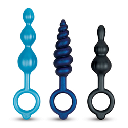 b-Vibe BEADED BUTTIES BUNDLE - Набор анальных стимуляторов