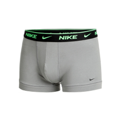 Nike Everyday Cotton Stretch Trunk Boxer Shorts 3 Pack Men - Grey, Neon Green