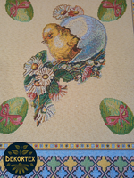 Декоративная гобеленовая салфетка Пасхальное чудо 40х40 см