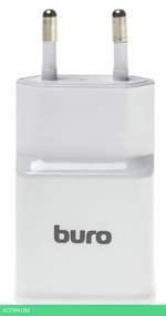 Сетевое зарядное устройство Buro TJ-248W QC 3.0 2.4A белый (TJ-248W)