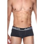 Мужские трусы хипсы темно-серые в полоску DARKZONE DZN3313