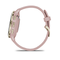 Умные часы Garmin Venu 3S 41 мм Безель из нержавеющей стали из мягкого золота с корпусом в форме пыльной розы и силиконовым ремешком (010-02785-03)