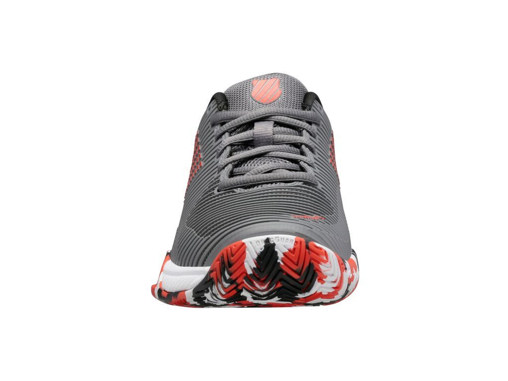 детские Кроссовки теннисные K-Swiss Hypercourt Express 2 Junior - steel gray/jet black/spicy orange