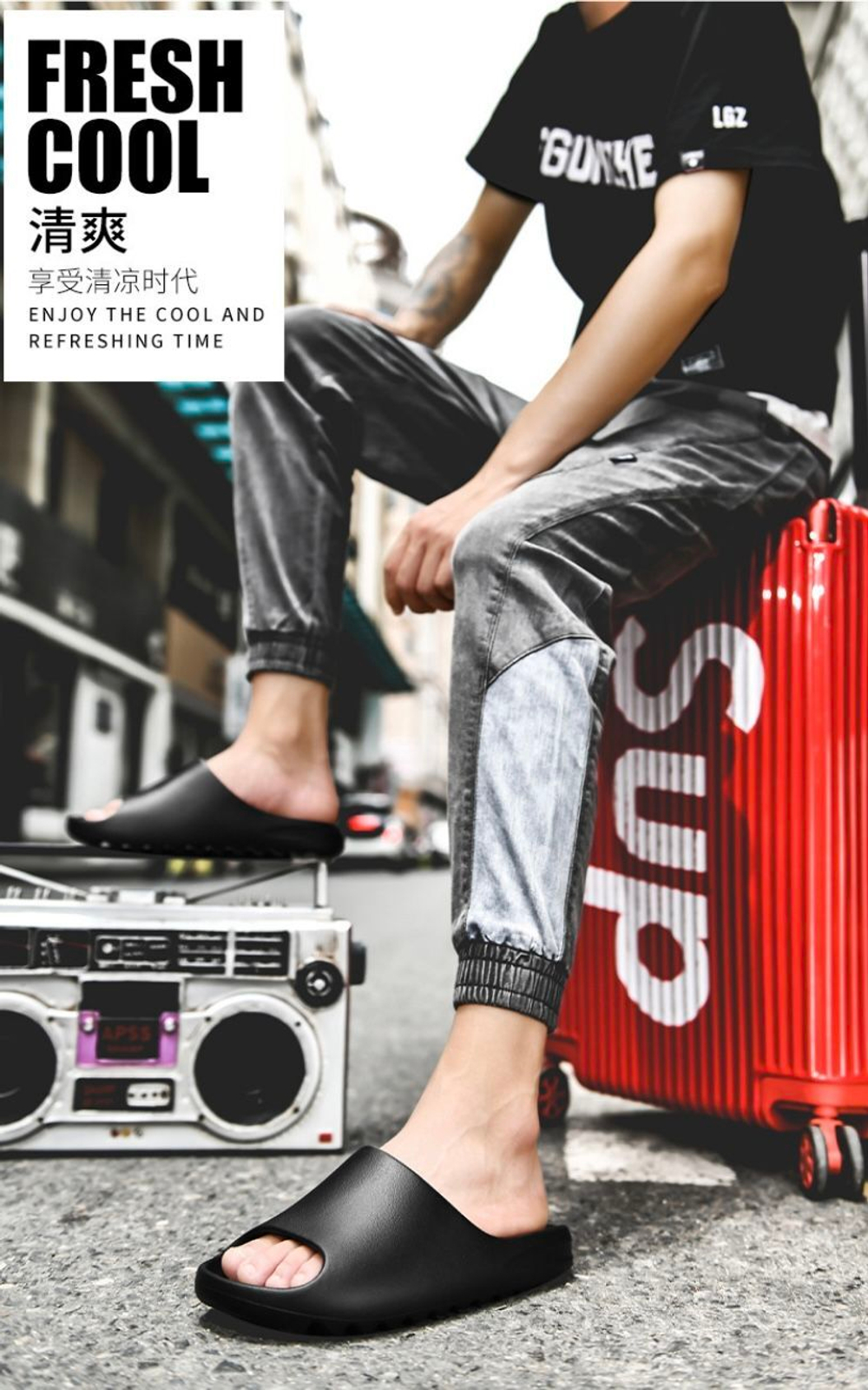 Шлепанцы Marks Store, цвет черный, EVA, мужские и женские, размер 36-37