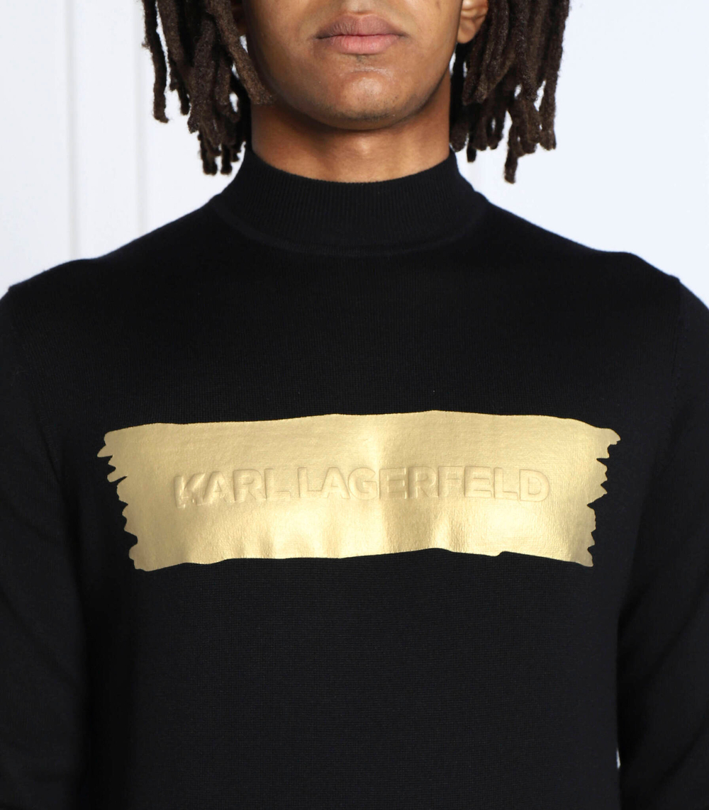 Хлопковый свитер Karl Lagerfeld - черный(655017 524399)