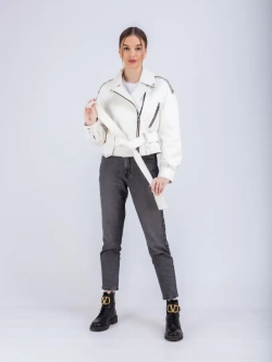 Косуха кожаная куртка женская Турция