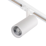 Светодиодный светильник для однофазной трековой системы 20Вт, 1600лм, 4000K, Ra>80, металл, белый матовый