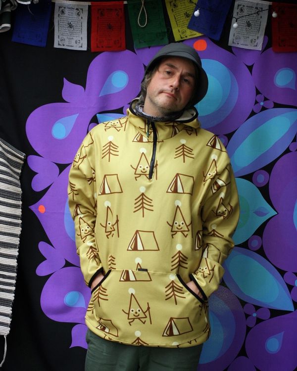 Худи Кемпинг желтый - фото 2