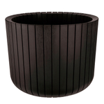 Кашпо Шато 8л d250мм h200мм, коричневый ротанг