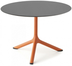 Столик ламинированный кофейный Scab Design Tripe, терракотовый, антрацит