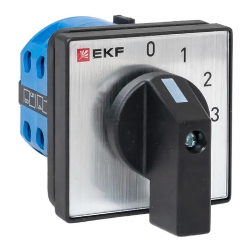 Переключатель кулачковый ПК-1-101 10А 1P «0-1-2-3» IP20 EKF pk-1-101-10