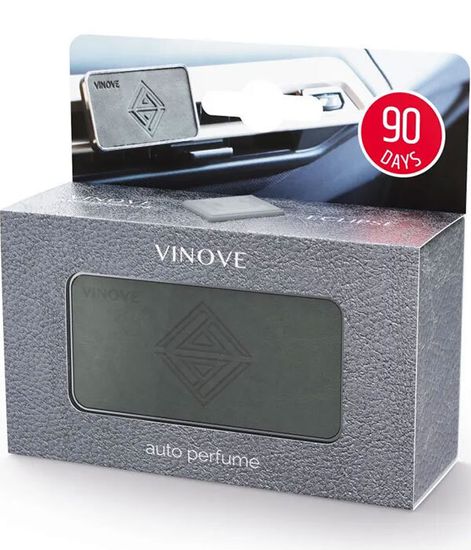 СИЛЬВЕРСТОУН темная кожа, дизайнерский ароматизатор для автомобиля Silverstone Leather Eclipse, Vinove