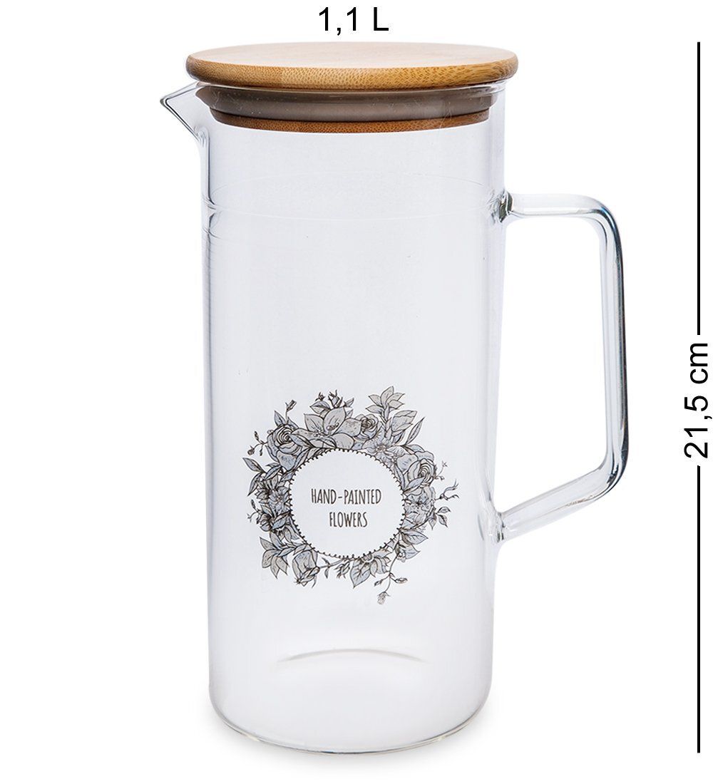 GS- 23/1 Кувшин с крышкой «Цветочное очарование» 1,1л