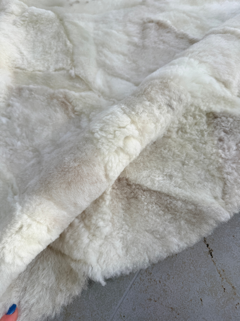 Ковер шкура натуральная овчина меховой