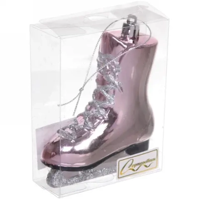 Ёлочная игрушка «Сказочный конёк» 8,5*3,5*11 см, розовый