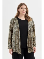 Кардиган накидка нарядный блестящий