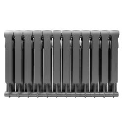 Радиатор биметаллический серый BiLiner 500 Silver 12 секций