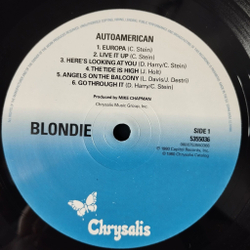 Винтажная виниловая пластинка LP Blondie AutoAmerican (EU 2015)