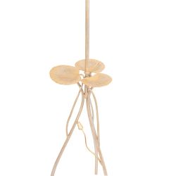 Светильник напольный торшер Нимфея с абажуром Сити-2 Кремовый