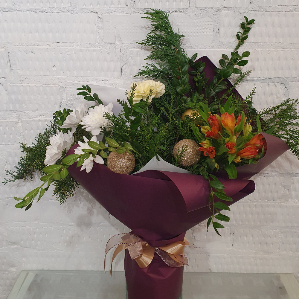 Букет сборный новогодний