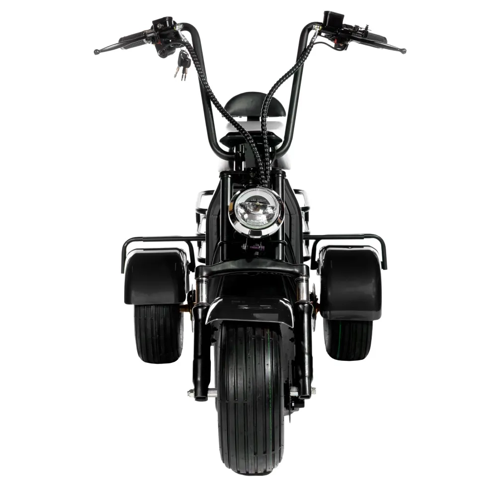 ЭЛЕКТРОСКУТЕР CITYCOCO GT X5 TRIKE 1500W 15AH 48V Черный
