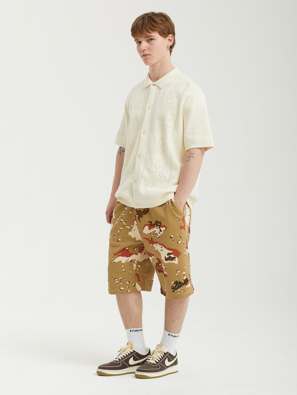 Мужская Рубашка Plantlife Perforated