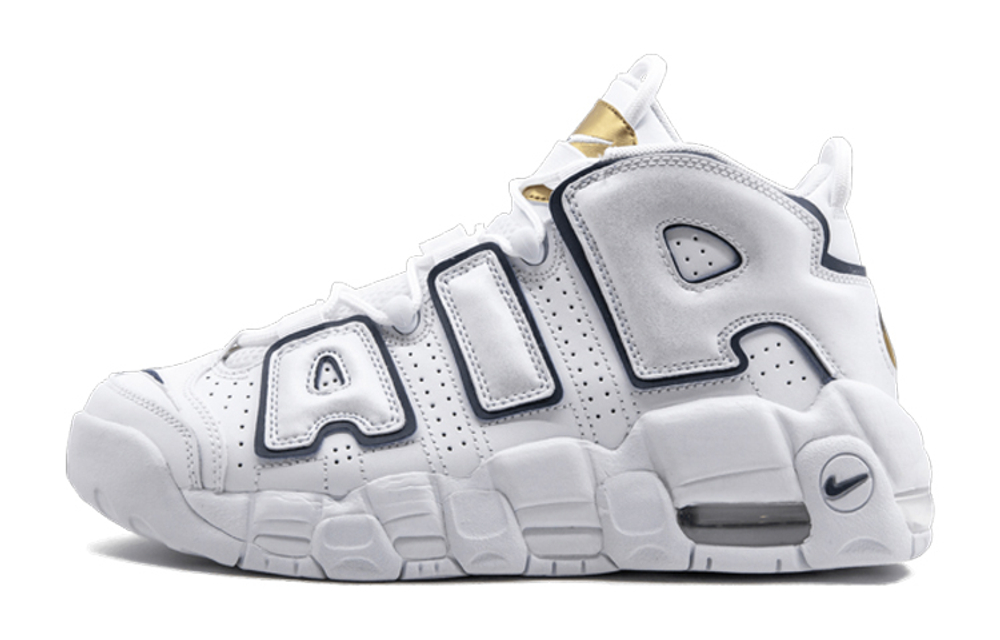 Nike Air More Uptempo Navy White GS Hyper Sneakers