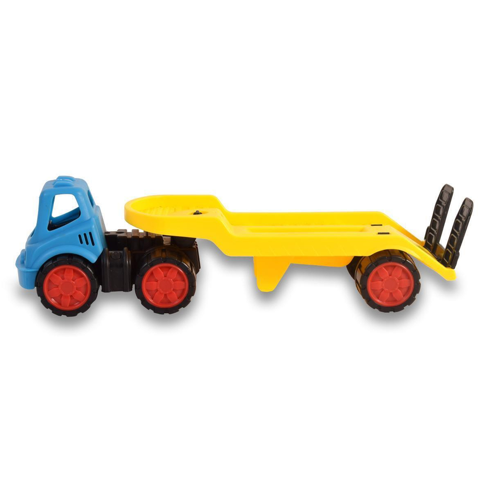 Пластмассовая игрушечная машина Toy Bibib "Эвакуатор с трактором" (35*12*19 см), сетка