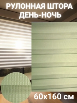 Рулонные шторы День-Ночь 60х160 см