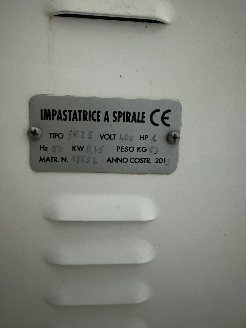 Спиральный тестомес SK-25