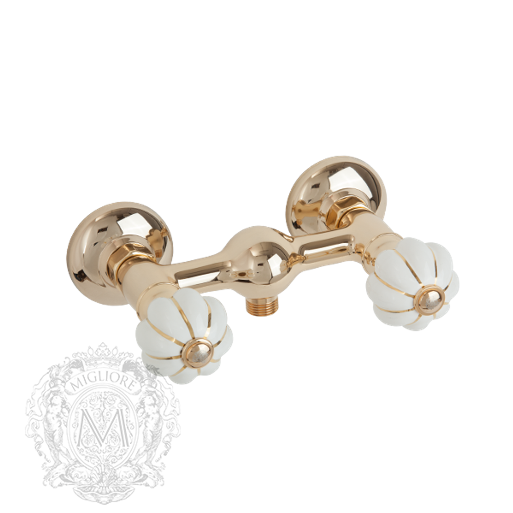 Смеситель для душа Migliore Olivia 19030 золото декор золото схема