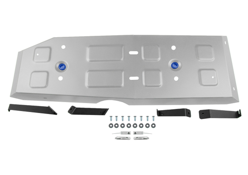 Защита топливного бака Rival для JAC T9 АКПП 4WD 2024-н.в., рынок РФ, алюминий 3 мм, с крепежом, штампованная, 333.9220.1