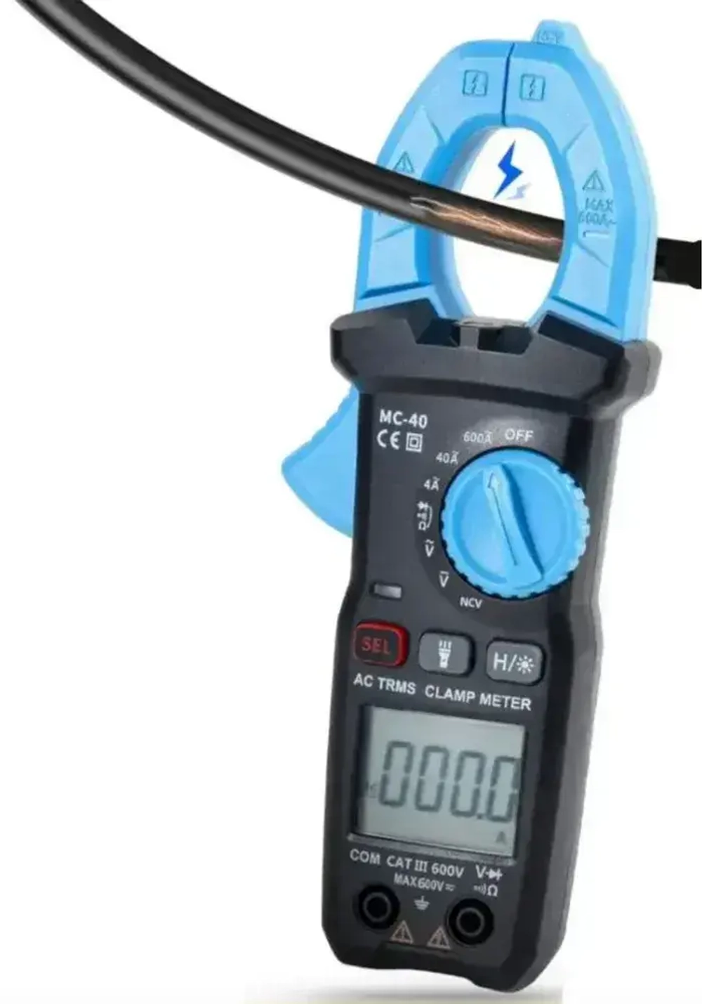 Многофункциональный мультиметр FNIRSI MC-40, токоизмерительные клещи