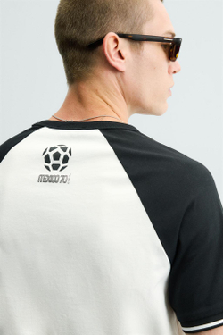 ZARA ФУТБОЛКА КОЛОР-БЛОК MEXICO 70 FIFA WORLD CUP™ FIFA CLASSICS, БЕЛЫЙ