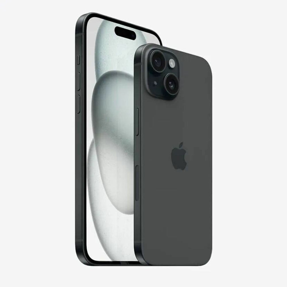 Смартфон Apple iPhone 15, 256 ГБ, Midnight, nanoSIM+eSIM