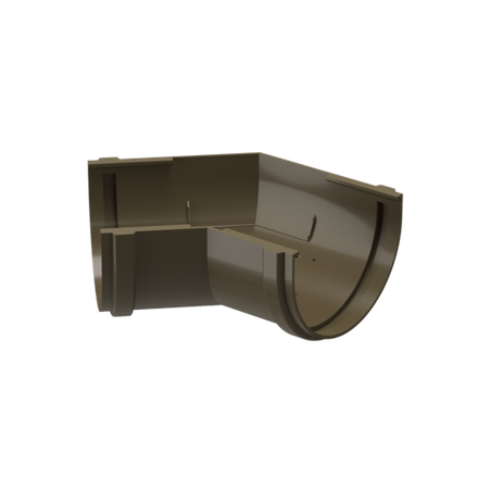 Желоб угловой 135° Docke Premium каштан