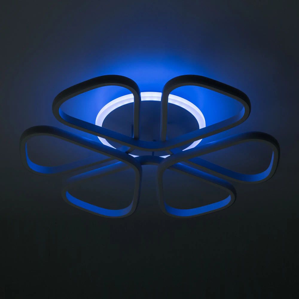 Citilux Сезар Смарт CL233A250E RGB Умная люстра Белая