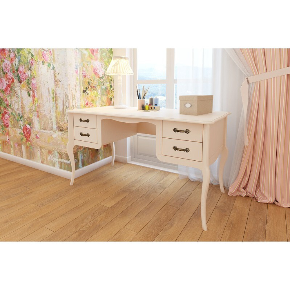 Стол письменный «Прованс» бежевый воск