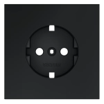 Накладка для розетки с заземлением, (графит) Voltum S70 VLS000607