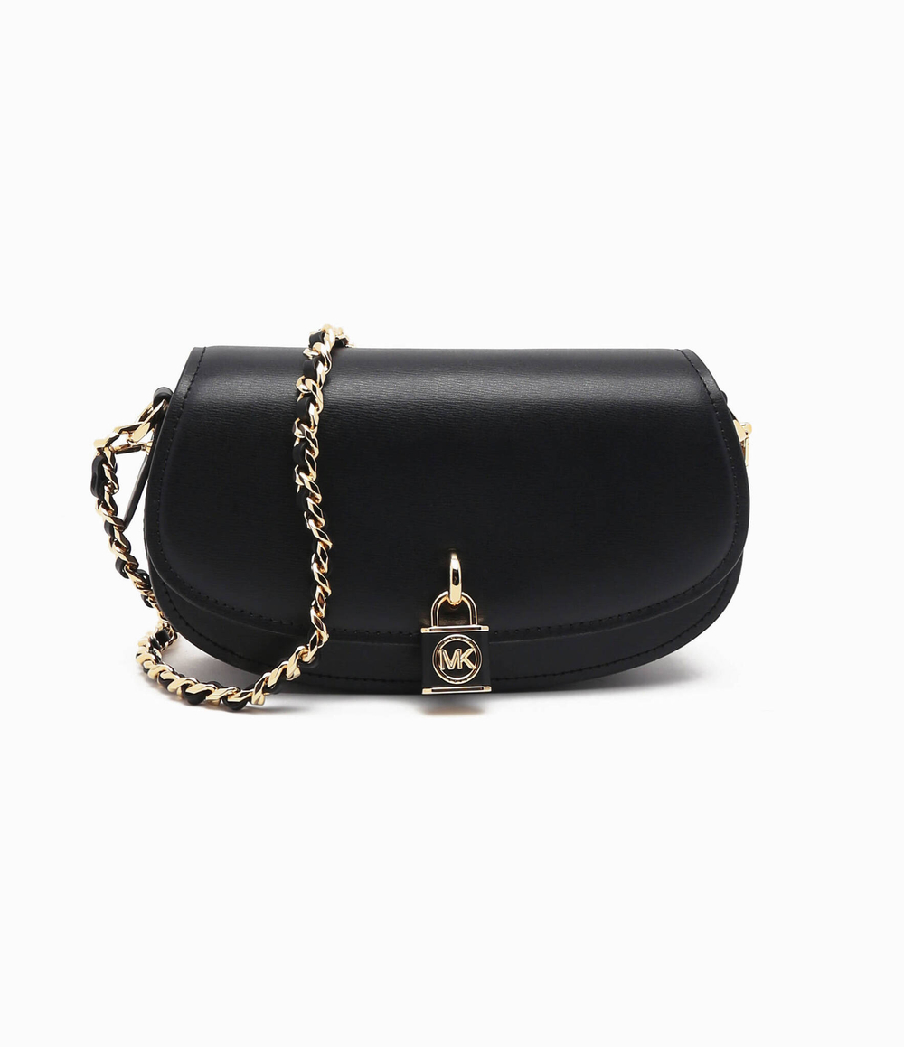 Кожаная сумка-мессенджер Michael Kors - черный(30F3GIMM1L)