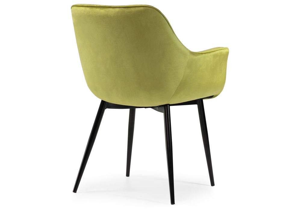 Стул на металлокаркасе Remo khaki / black